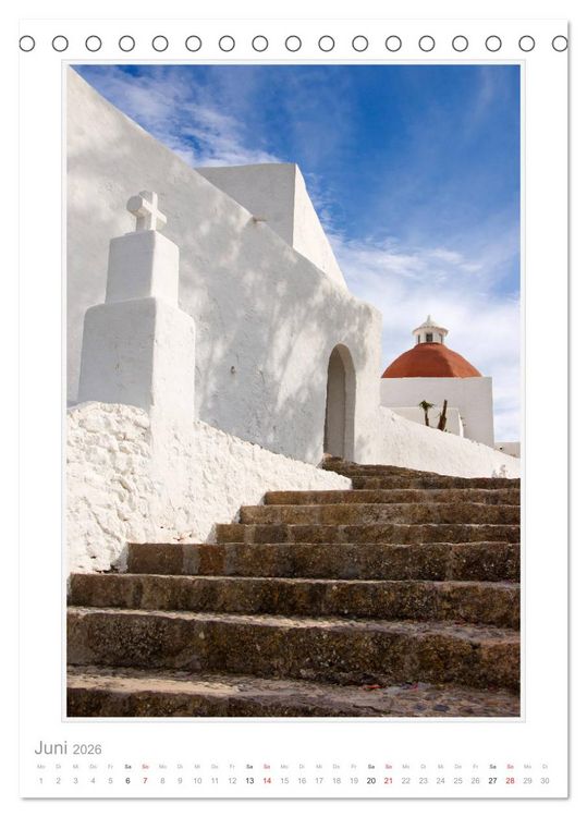 Produktbild: Ibiza und Formentera (Tischkalender 2026 DIN A5 hoch), CALVENDO Monatskalender