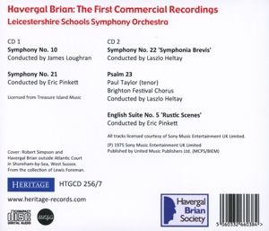 Produktbild: Heltay/Pinkett/Leicestershire Schools SO: Sinfonien 10,21 &