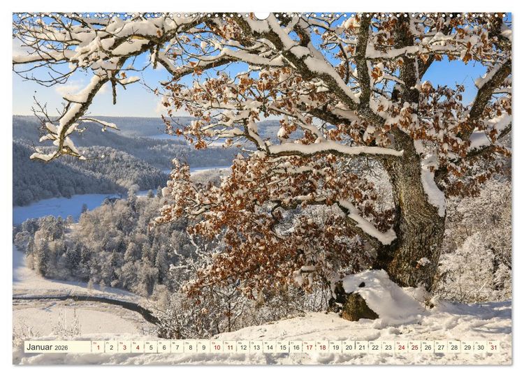 Produktbild: Impressionen aus dem Oberen Donautal (hochwertiger Premium Wandkalender 2026 DIN A2 quer), Kunstdruck in Hochglanz