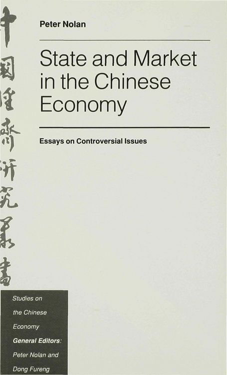 Produktbild: State and Market in the Chinese Economy