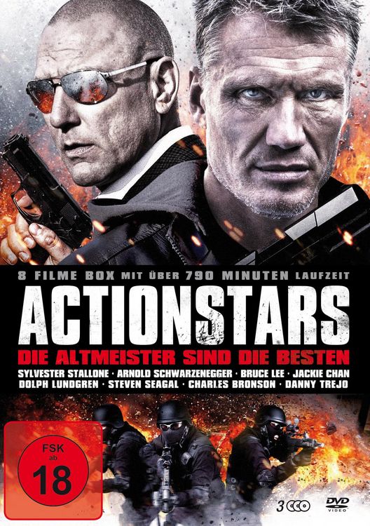 Produktbild: Actionstars - Die Altmeister sind die Besten [3 DVDs]