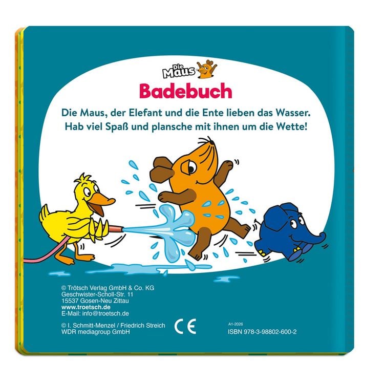 Produktbild: TR&Ouml;TSCH - Die Maus Badebuch
