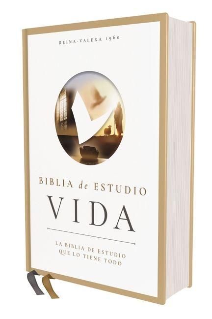 Produktbild: Rvr60, Biblia de Estudio Vida, Leathersoft, Caf&eacute;, Interior a Color, Comfort Print