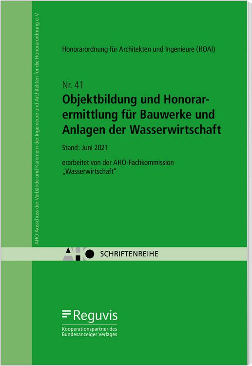 Produktbild: Objektbildung und Honorarermittlung f&uuml;r Bauwerke und Anlagen der Wasserwirtschaft