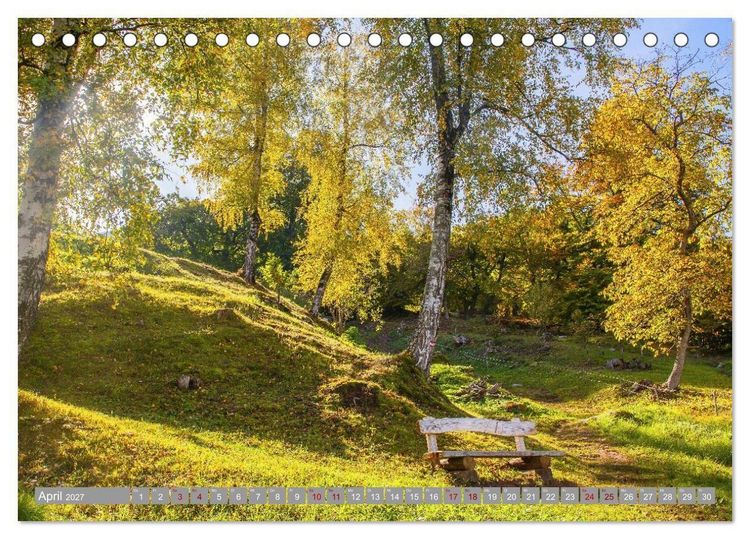 Produktbild: Herbst. Die letzten Farben des Jahres (Tischkalender 2027 DIN A5 quer), CALVENDO Monatskalender
