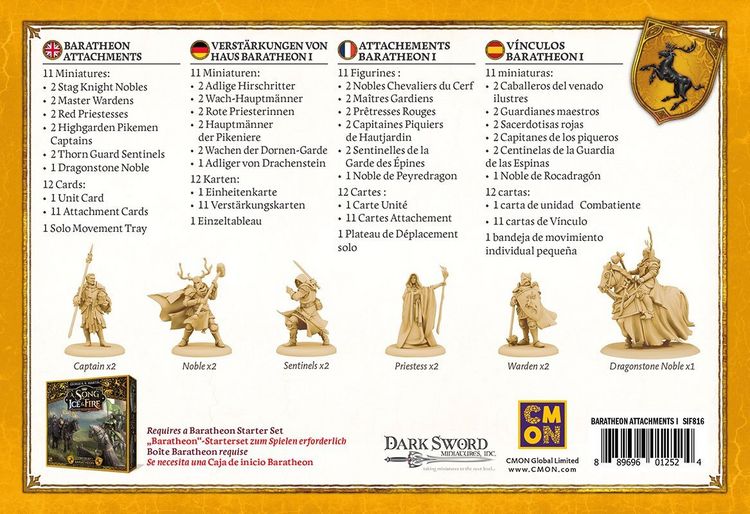 Produktbild: Song of Ice & Fire - Baratheon Attachments #1