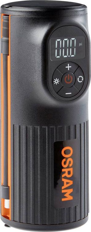 Produktbild: Osram Automotive OTIR2000 Kompressor TYREinflate 2000 8.3 bar Aufbewahrungs-Box/-Tasche, Digitales Display, mit Arbeitslampe