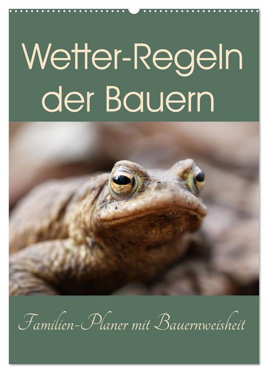 Produktbild: Wetter-Regeln der Bauern (Wandkalender 2026 DIN A2 hoch), CALVENDO Monatskalender