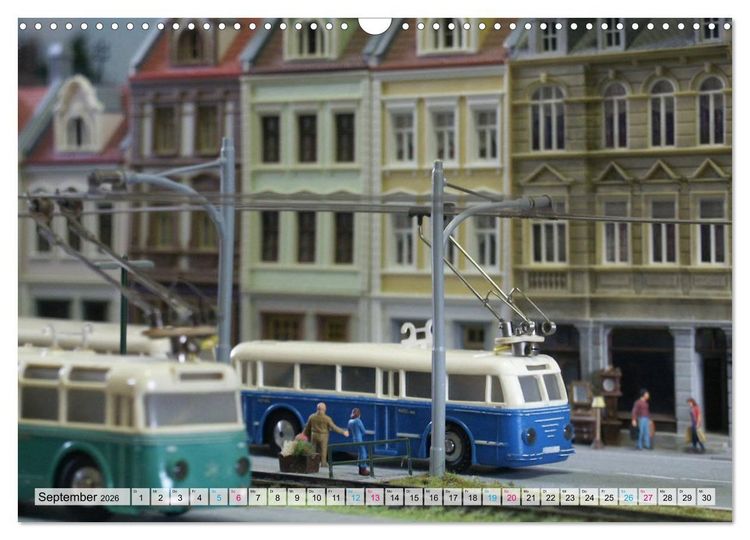 Produktbild: Trolley-Bus H0 (Wandkalender 2026 DIN A3 quer), CALVENDO Monatskalender