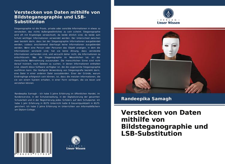 Produktbild: Verstecken von Daten mithilfe von Bildsteganographie und LSB-Substitution