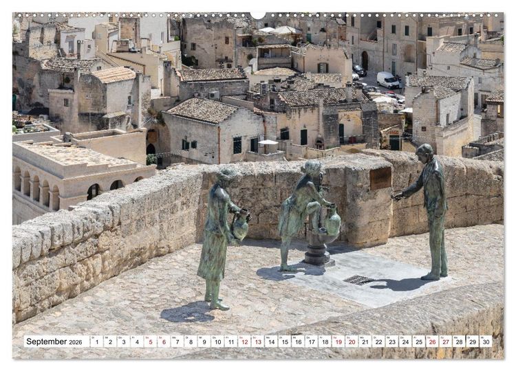Produktbild: Matera - Die Stadt der Sassi (hochwertiger Premium Wandkalender 2026 DIN A2 quer), Kunstdruck in Hochglanz