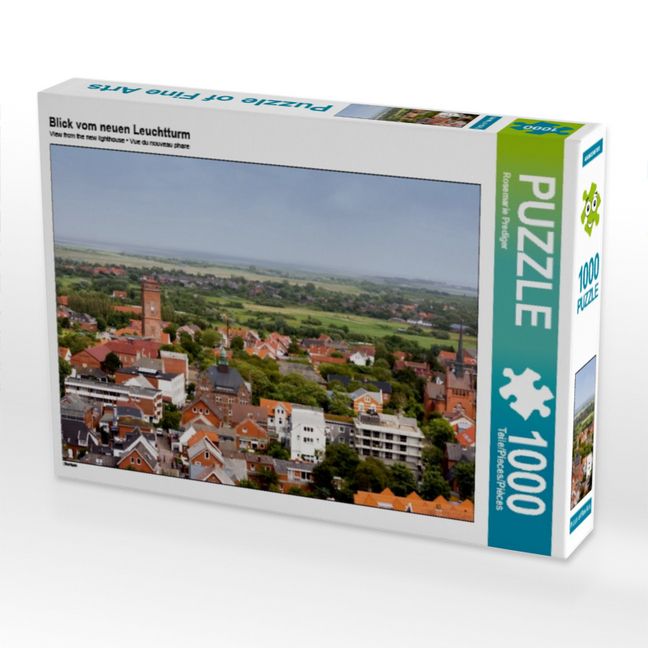 Produktbild: CALVENDO Puzzle Blick vom neuen Leuchtturm | 1000 Teile Lege-Gr&ouml;&szlig;e 64x48cm Foto-Puzzle f&uuml;r gl&uuml;ckliche Stunden