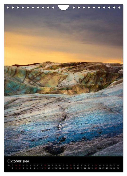 Produktbild: Island - Wundervolle Landschaften (Wandkalender 2026 DIN A4 hoch), CALVENDO Monatskalender