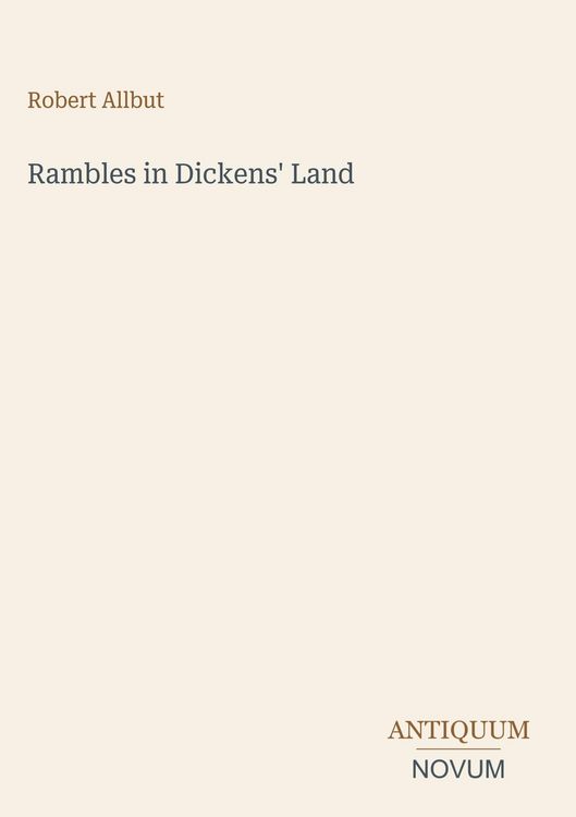 Produktbild: Rambles in Dickens' Land