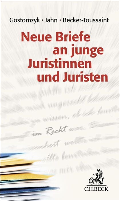 Produktbild: Neue Briefe an junge Juristinnen und Juristen