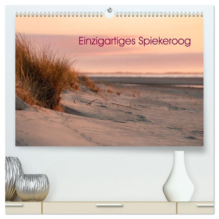 Produktbild: Einzigartiges Spiekeroog (hochwertiger Premium Wandkalender 2026 DIN A2 quer), Kunstdruck in Hochglanz