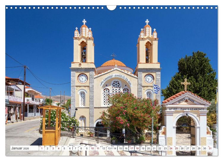Produktbild: Rhodos und Symi, Perlen in der &Auml;gis (Wandkalender 2026 DIN A3 quer), CALVENDO Monatskalender