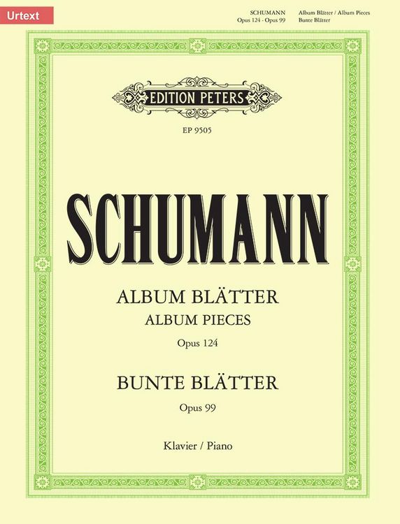 Produktbild: Schumann, R: Album Leaves Op. 124 & Bunte Bl&auml;tter Op. 99
