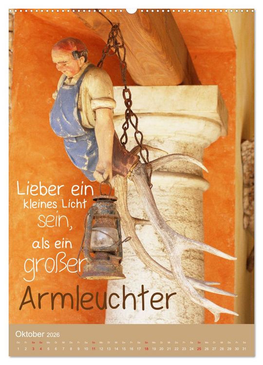 Produktbild: Nimm das Leben leicht, auch wenn's manchmal schwerf&auml;llt (hochwertiger Premium Wandkalender 2026 DIN A2 hoch), Kunstdruck in Hochglanz