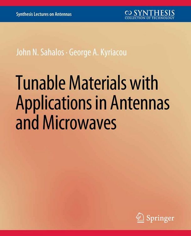 Produktbild: Tunable Materials with Applications in Antennas and Microwaves