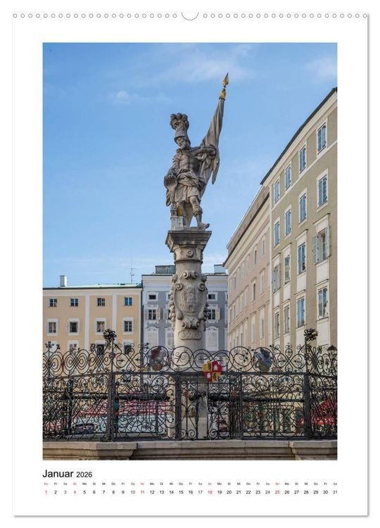 Produktbild: Wundersch&ouml;nes SALZBURG (Wandkalender 2026 DIN A2 hoch), CALVENDO Monatskalender