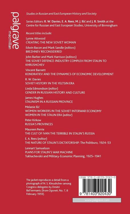 Produktbild: Women in the Khrushchev Era