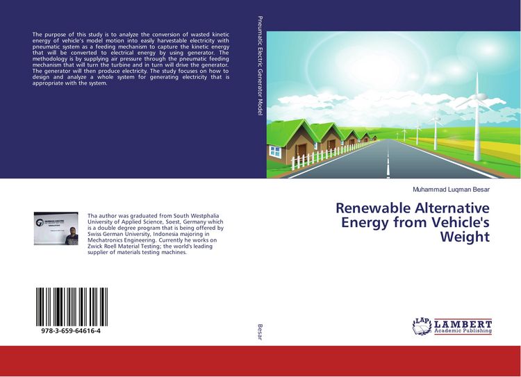 Produktbild: Renewable Alternative Energy from Vehicle's Weight