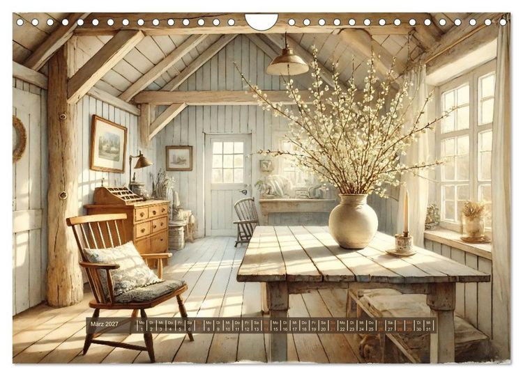 Produktbild: Im kleinen Cottage (Wandkalender 2027 DIN A4 quer), CALVENDO Monatskalender