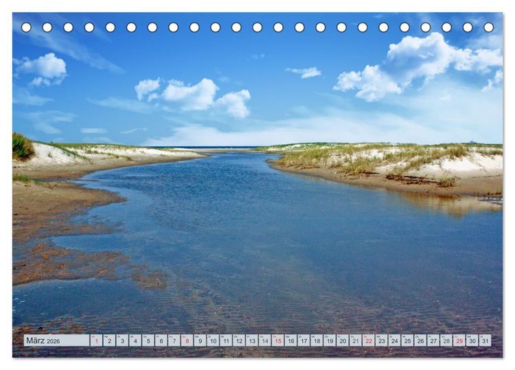 Produktbild: Langeoog - Natur Pur (Tischkalender 2026 DIN A5 quer), CALVENDO Monatskalender