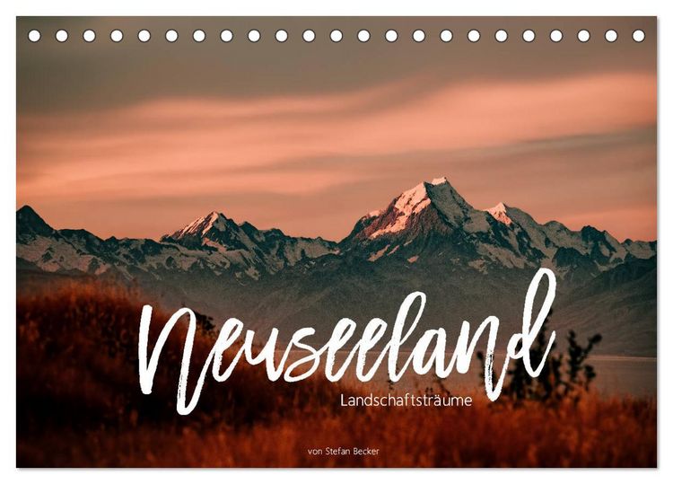 Produktbild: Neuseeland - Landschaftstr&auml;ume (Tischkalender 2026 DIN A5 quer), CALVENDO Monatskalender