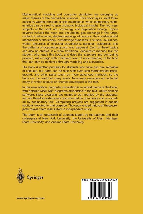 Produktbild: Modeling and Simulation in Medicine and the Life Sciences