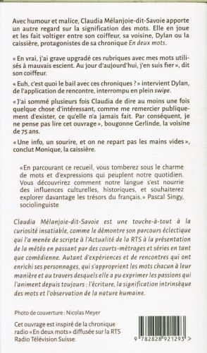 Produktbild: En deux mots, j'aimerais vous dire...
