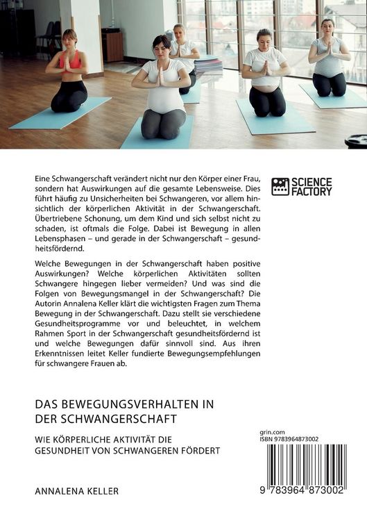 Produktbild: Keller, A: Bewegungsverhalten in der Schwangerschaft. Wie k&ouml;