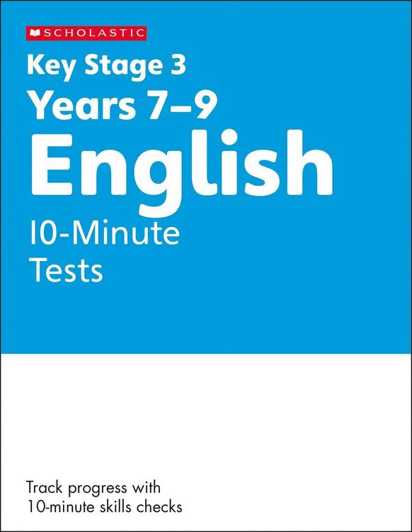 Produktbild: KS3 English 10-Minute Tests Years 7-9 with answers.
