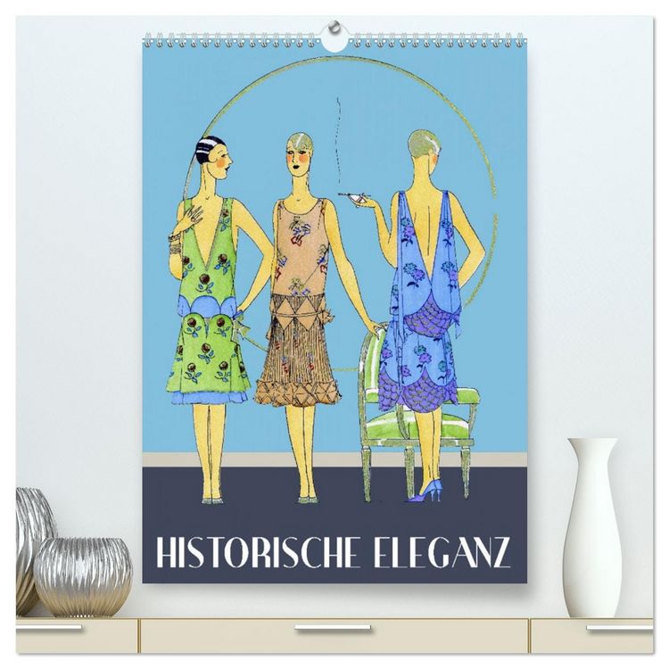 Produktbild: Historische Eleganz (hochwertiger Premium Wandkalender 2026 DIN A2 hoch), Kunstdruck in Hochglanz
