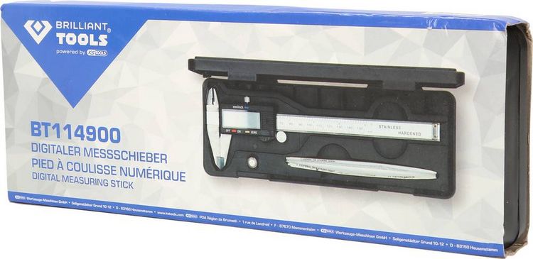 Produktbild: Brilliant Tools BT114900 Digitaler Messschieber 150mm