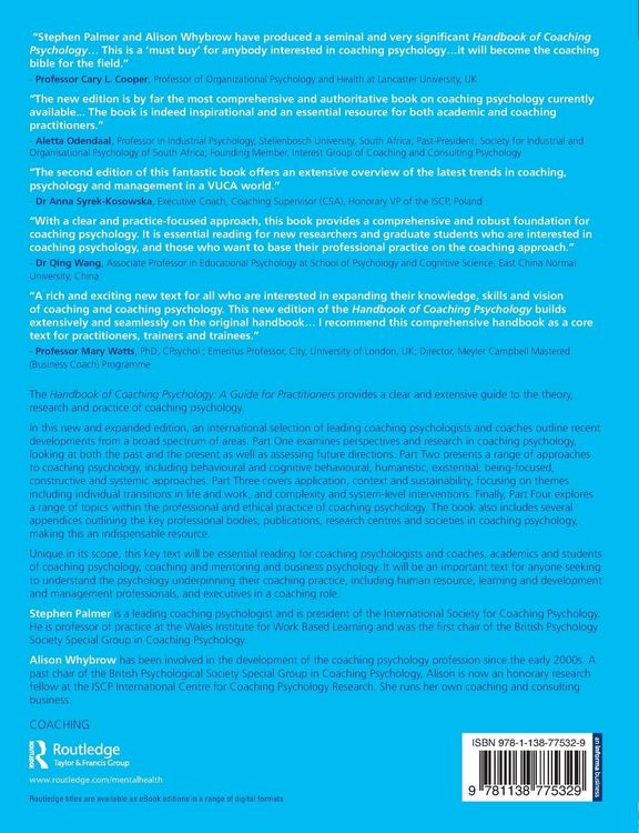 Produktbild: Handbook of Coaching Psychology