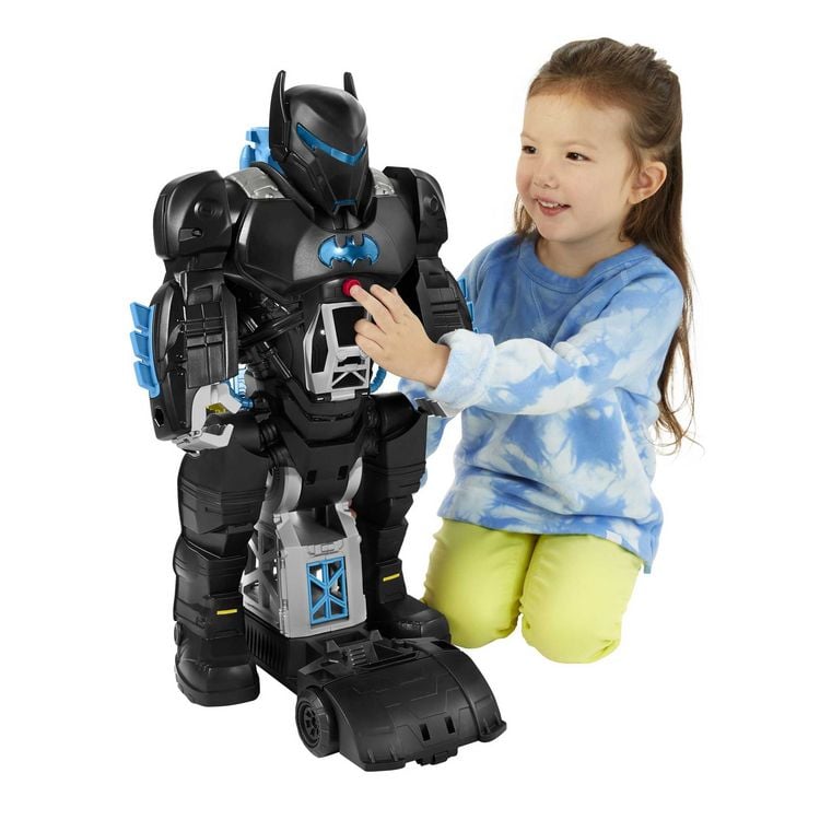 Produktbild: Imaginext DC Super Friends Bat-Bot, Batman Spielzeug (transformierend)