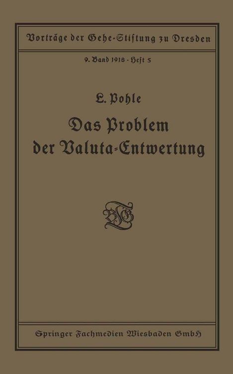 Produktbild: Das Problem der Valuta-Entwertung