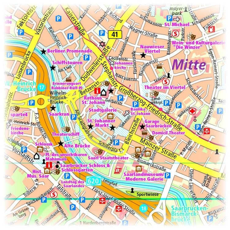 Produktbild: Saarbr&uuml;cken / Sarrebruck
