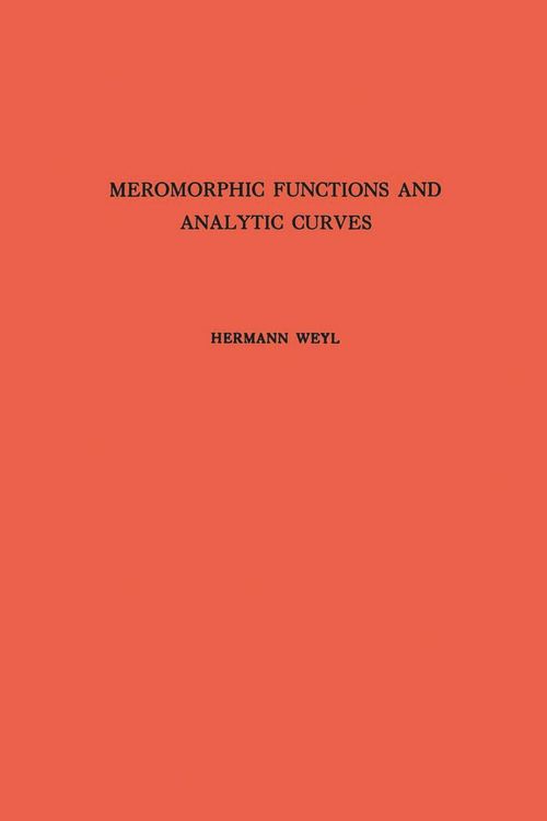 Produktbild: Meromorphic Functions and Analytic Curves