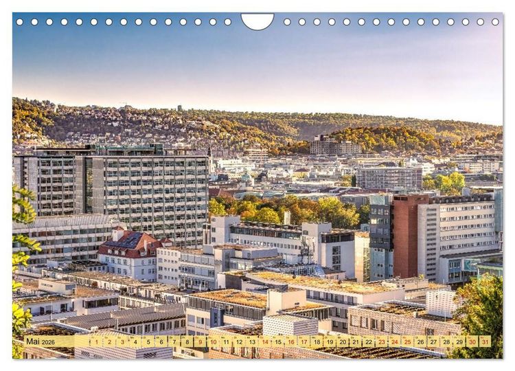 Produktbild: Malerisches Stuttgart (Wandkalender 2026 DIN A4 quer), CALVENDO Monatskalender