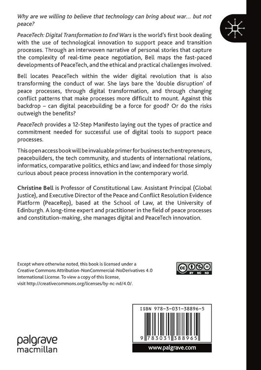 Produktbild: PeaceTech: Digital Transformation to End Wars