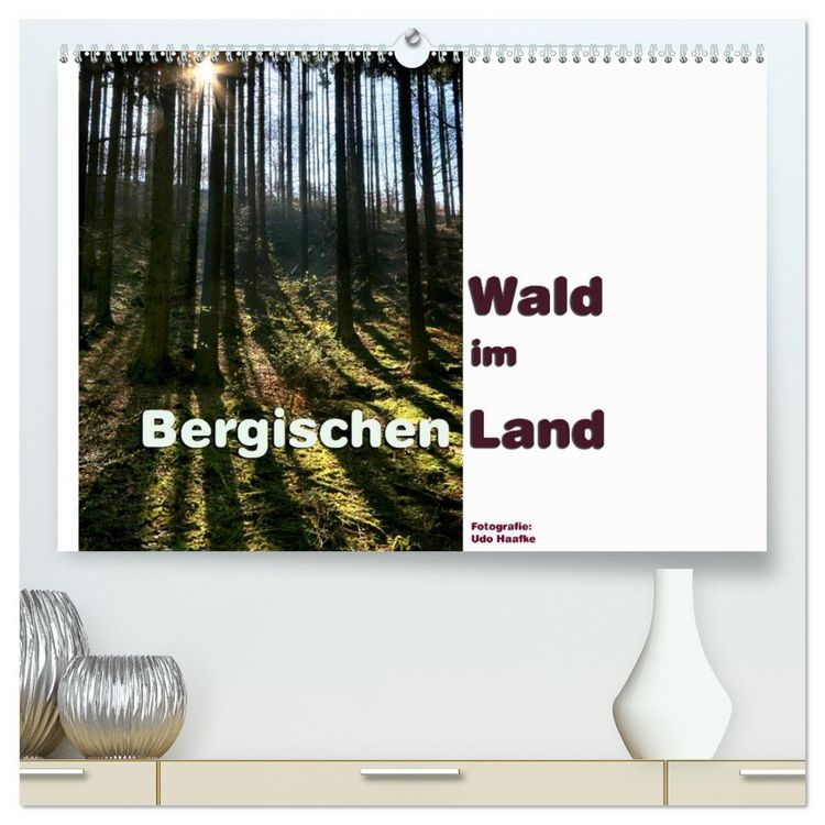 Produktbild: Wald im Bergischen Land 2026 (hochwertiger Premium Wandkalender 2026 DIN A2 quer), Kunstdruck in Hochglanz