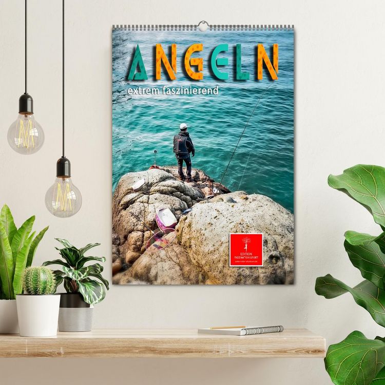 Produktbild: Angeln - extrem faszinierend (Wandkalender 2026 DIN A2 hoch), CALVENDO Monatskalender