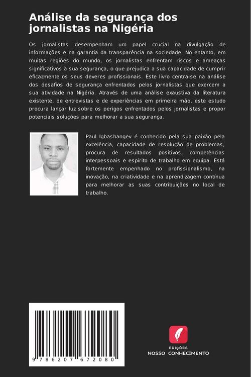 Produktbild: An&aacute;lise da seguran&ccedil;a dos jornalistas na Nig&eacute;ria