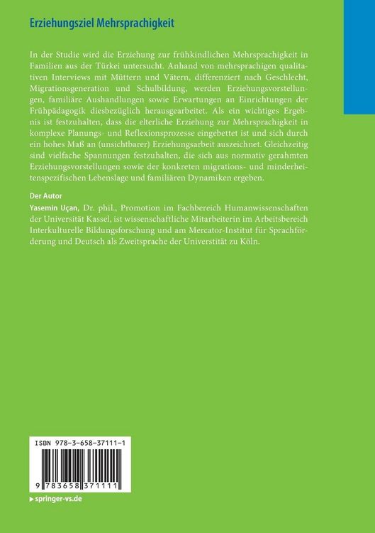 Produktbild: Erziehungsziel Mehrsprachigkeit