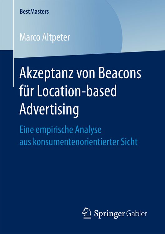 Produktbild: Akzeptanz von Beacons f&uuml;r Location-based Advertising