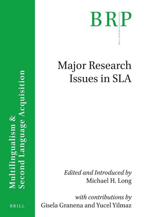 Produktbild: Major Research Issues in Sla