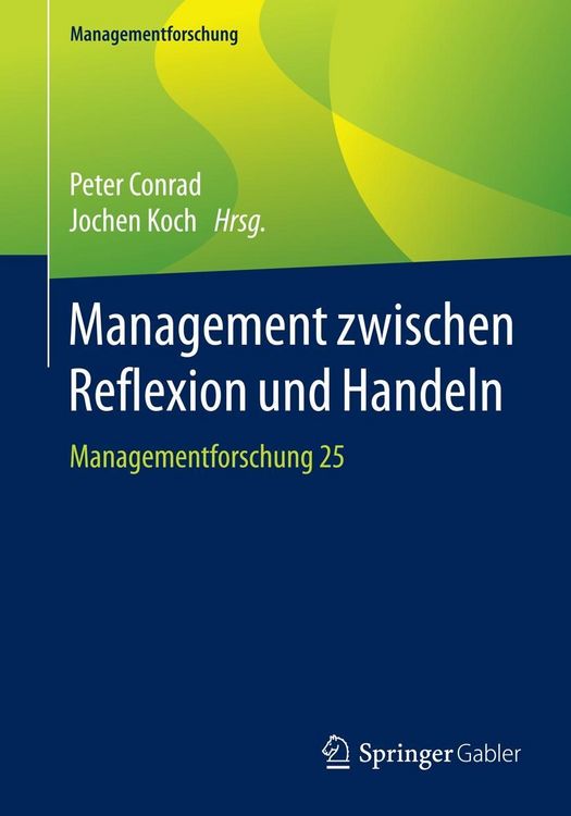 Produktbild: Management zwischen Reflexion und Handeln